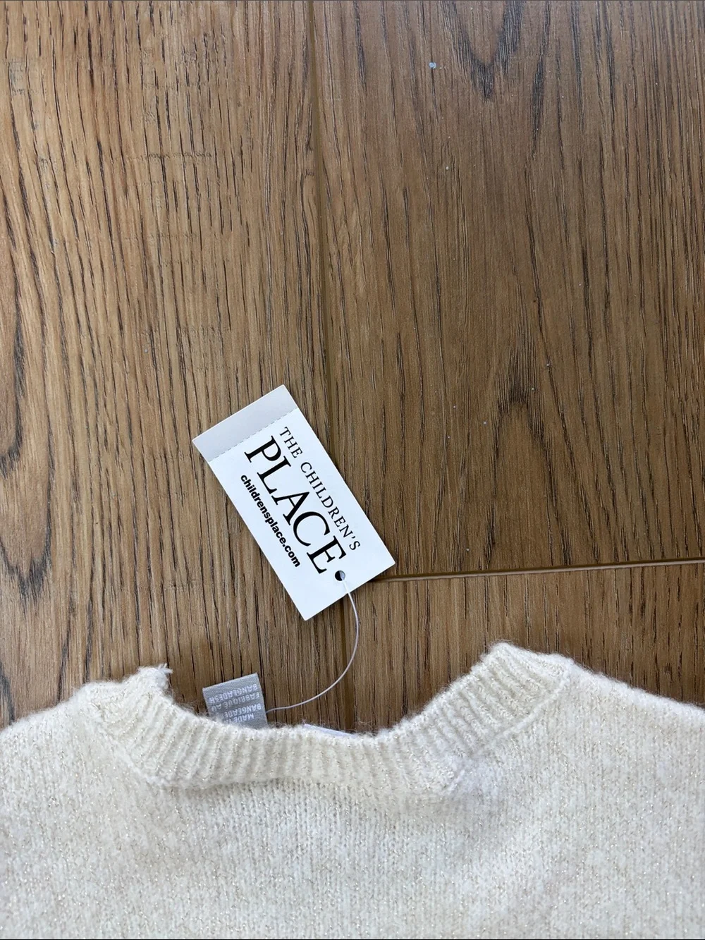 The Children's Place| Cream Sparkle & Sequin Sweater Dress